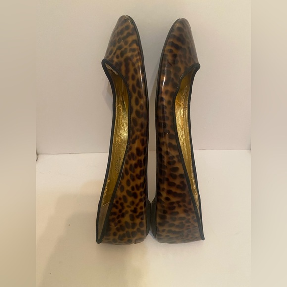 Ann Taylor Tortoiseshell Patent Leather Flats - Picture 2 of 4